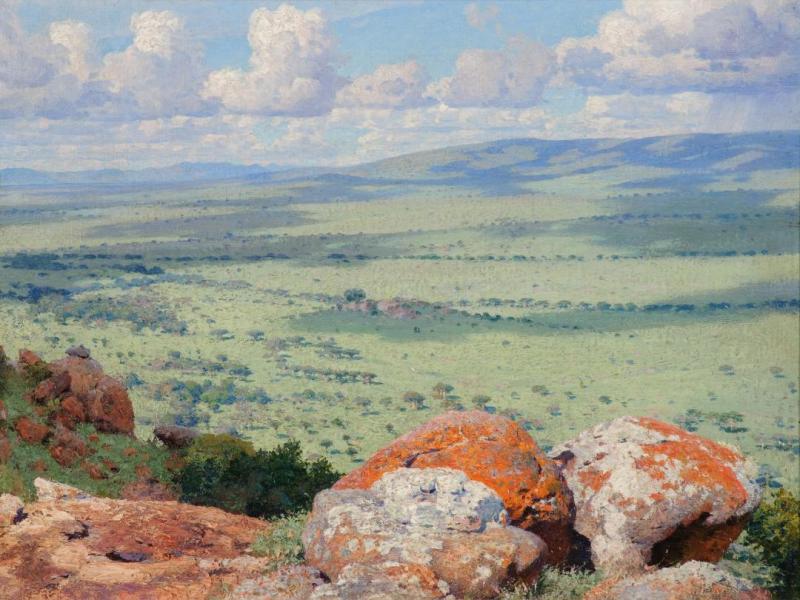 Athi Plain Artwork by William Robinson Leigh