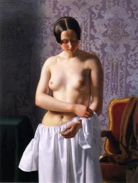 Study of a Model (also known as Young Girl Undressing) Artwork by Joel Ballin