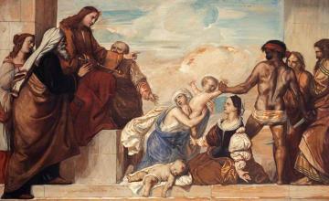 The Judgement of Solomon Artwork by William Dyce