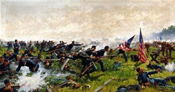 The Rescue Of The Colors Artwork by William Trego