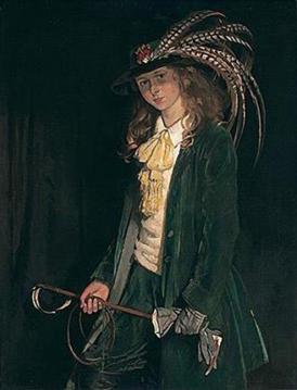 Gardenia St George with Riding Crop Artwork by Sir William Orpen
