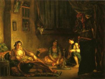 Women Of Algiers In Their Apartmente Artwork by Eugène Delacroix