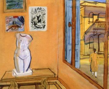 Studio With Torso Artwork by Raoul Dufy