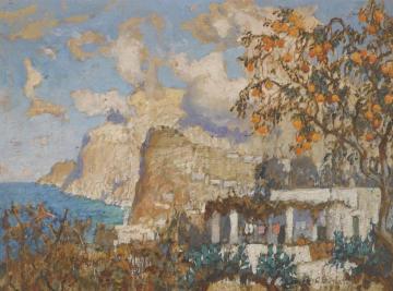 Orange Tree, Capri Artwork by Konstantin Gorbatov