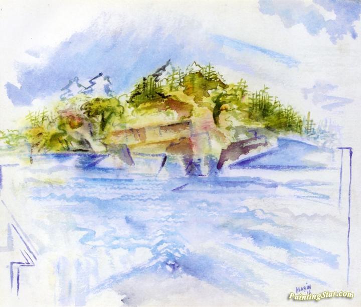 Marin Island, Small Point, Maine Artwork by John Marin