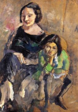 Andrée and Simone Artwork by Jules Pascin