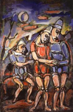 The Wounded Clown, Ii Artwork by Georges Rouault