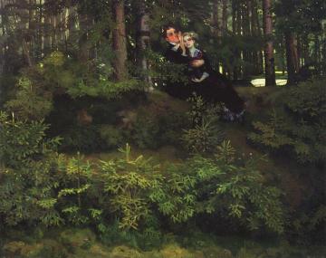 In the Forrest Artwork by Konstantin Somov