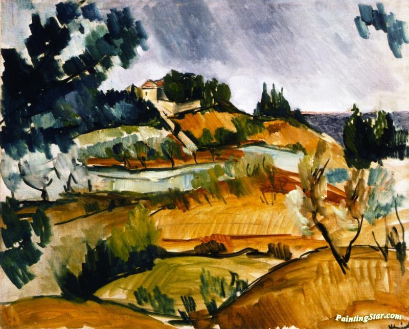Landscape Near Martigues Artwork by Maurice De Vlaminck