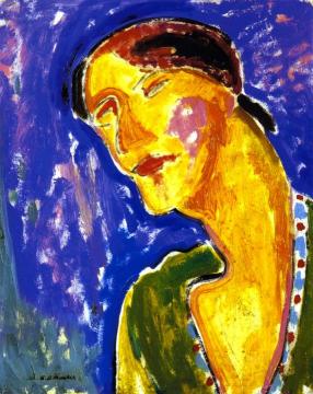 Buste De Femme Artwork by Alfred Henry Maurer