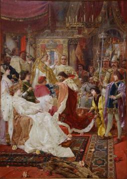 The Coronation Of King Ladislas Artwork by Mato Celestin Medovic