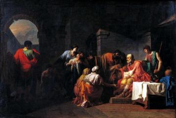 Belisarius Recognized by one of his Former Soldiers Artwork by Pierre Peyron