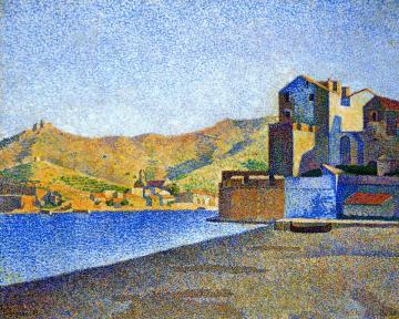 The Town Beach, Collioure, Opus 165 Artwork by Paul Signac