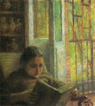Reading Artwork by Tatiana Yablonskaya