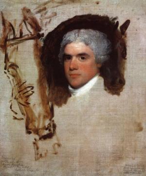 John Bill Ricketts (unfinished) Artwork by Gilbert Stuart