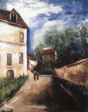 Cezannian Landscape Artwork by Maurice De Vlaminck