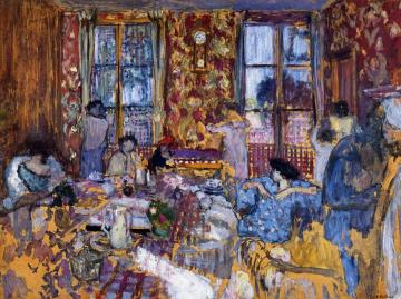 Breakfast at Villerville Artwork by Edouard Vuillard