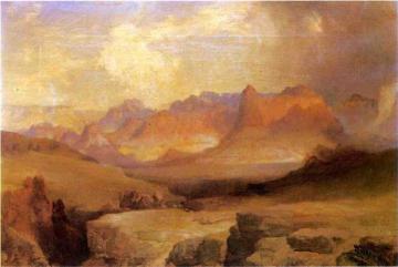 View of Yosemite Artwork by Thomas Moran