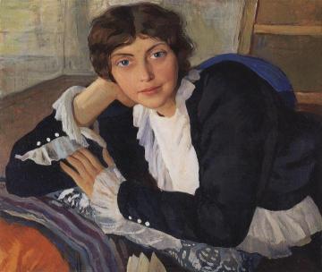 Portrait of Lola Braz Artwork by Zinaida Serebriakova
