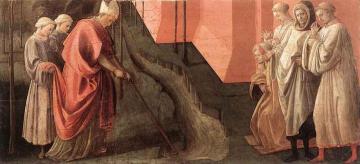 St Fredianus Diverts The River Serchio Artwork by Fra Filippo Lippi