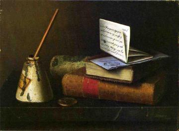 Still Life With Letter To Mr. Lask Artwork by William Michael Harnett