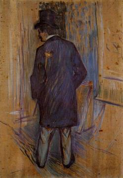 Monsieur Louis Pascal From The Rear Artwork by Henri de Toulouse-Lautrec