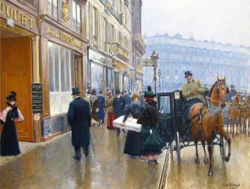 La Devanture Du Couturier Doucet Artwork by Jean Georges Beraud