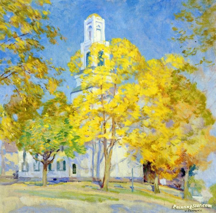 A Connecticut Autumn Artwork by William Chadwick