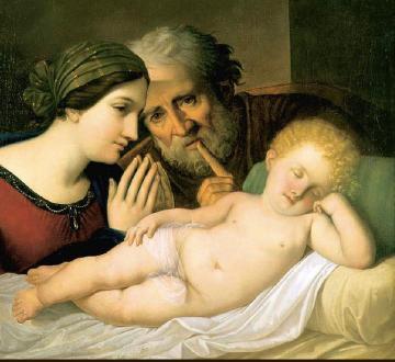 The Holy Family Artwork by Gaspare Landi
