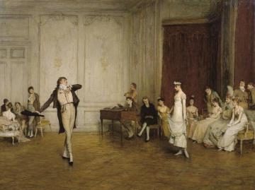 Her First Dance Artwork by Sir William Quiller Orchardson