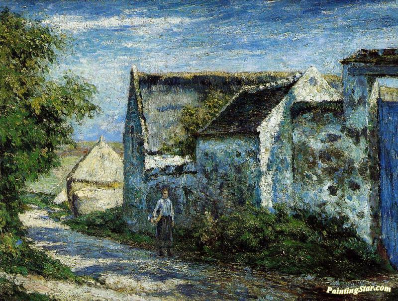 The Village Road Artwork by Victor Vignon