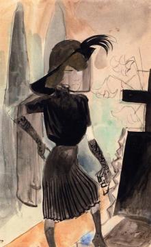 Mourning Bride Artwork by Otto Dix
