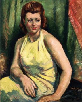 Portrait Of Winnie Artwork by Emile-othon Friesz