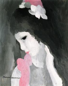 Portrait of a Woman Artwork by Marie Laurencin