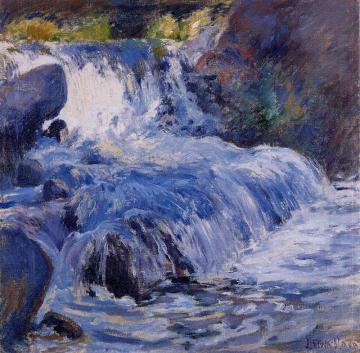 The Waterfall Artwork by John Twachtman