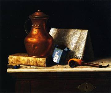 Still Life With Copper Jug Artwork by William Michael Harnett