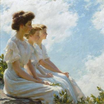 On The Heights Artwork by Charles Courtney Curran