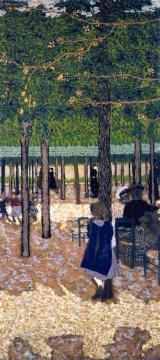 The Public Gardens - Under the Trees Artwork by Edouard Vuillard