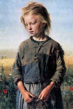 Fisher-Girl. Artwork by Ilya Yefimovich Repin