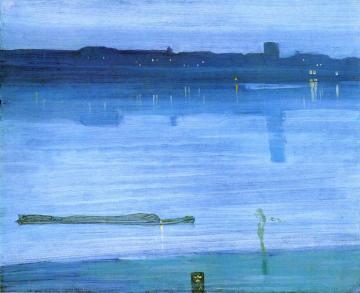 Nocturne: Blue And Silver - Chelsea Artwork by James Abbott McNeill Whistler