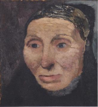 Head of a Peasant Woman Artwork by Paula Modersohn-Becker