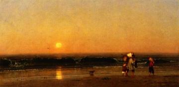 Moonrise on the Water Artwork by Thomas Worthington Whittredge