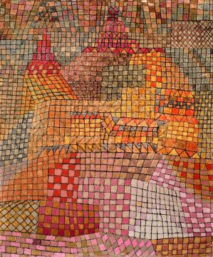 Town Castle Kr. Artwork by Paul Klee