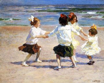 Ring around the Rosy Artwork by Edward Potthast