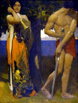 I Piped But Ye Would Not Dance Artwork by Arthur Frank Mathews