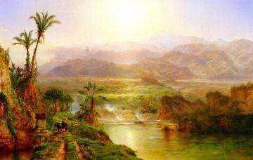 Morning in the Andes Artwork by Louis Remy Mignot