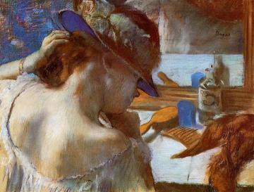Mirror Artwork by Edgar Degas