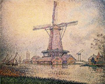 Dutch Mill at Edam Artwork by Paul Signac