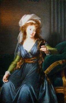 Portrait of Countess Catherine Skavronskaya Artwork by Elisabeth Vigee Le Brun