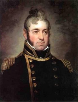 Commodore William Bainbridge, Commander of The Constitution (1774-1833) Artwork by Gilbert Stuart